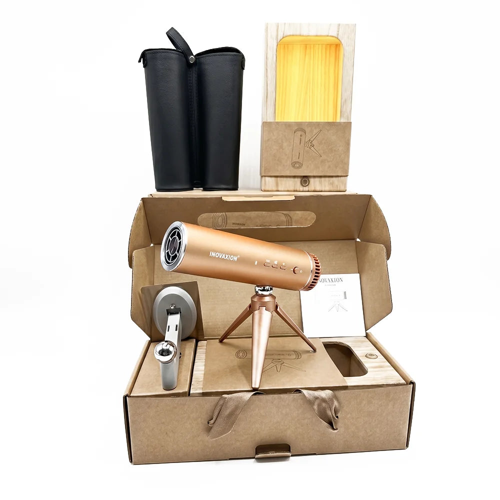 HandsFreeDryer hands-free hair dryer in Amber Gold